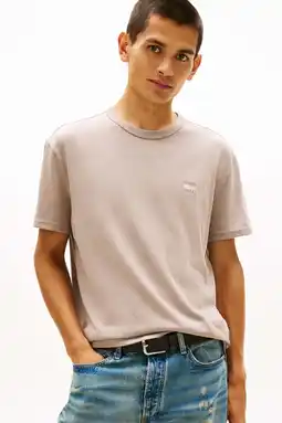 Wehkamp Tommy Jeans regular T-shirt oudroze aanbieding
