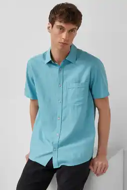 Wehkamp s.Oliver Big Size regular casual overhemd blauw aanbieding