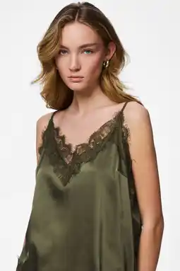 Wehkamp PIECES asymmetrische top groen aanbieding