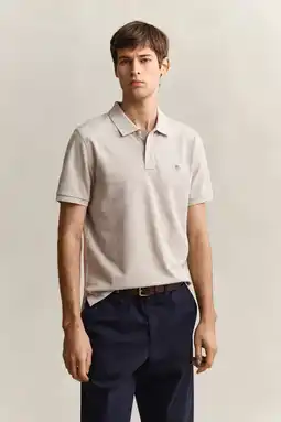Wehkamp GANT regular polo ecru aanbieding