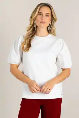 Wehkamp Ivy Beau top sweat wit aanbieding