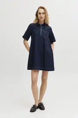 Wehkamp JJXX A-lijn jurk dark blue denim aanbieding