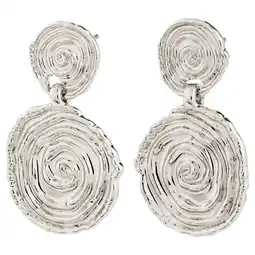 Wehkamp PILGRIM silver plated oorbellen Air aanbieding