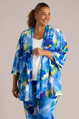 Wehkamp Colletta kimono blauw aanbieding