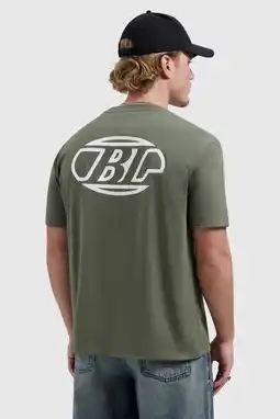 Wehkamp Ballin relaxed T-shirt met backprint groen aanbieding