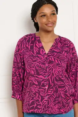 Wehkamp LOLALIZA gebloemde blouse roze aanbieding