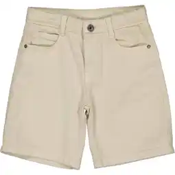 Wehkamp LEVV Little regularwaist denim short beige aanbieding