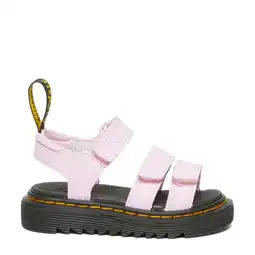 Wehkamp Dr. Martens Klaire T leren sandalen lichtroze aanbieding