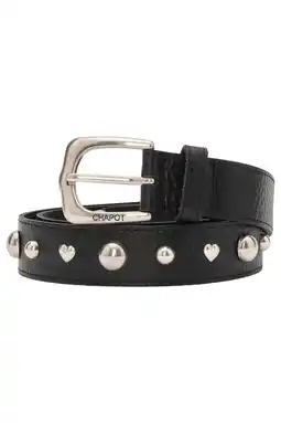 Wehkamp Fabienne Chapot leren riem Play of Studs zwart aanbieding