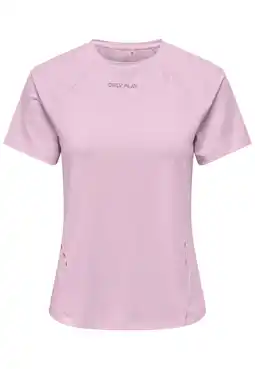 Wehkamp ONLY PLAY sportshirt ONPGIL lichtroze aanbieding
