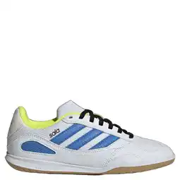 Wehkamp adidas Performance Super Sala Competition 3 junior zaalvoetbalschoenen wit/kobalt aanbieding