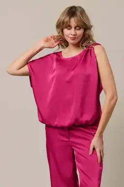 Wehkamp Co Woman top fuchsia aanbieding