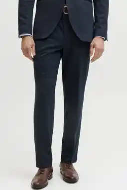 Wehkamp JACK & JONES PREMIUM slim fit pantalon JPRJAXON donkerblauw aanbieding
