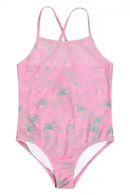 Wehkamp Tumble 'n Dry badpak met all over print roze aanbieding