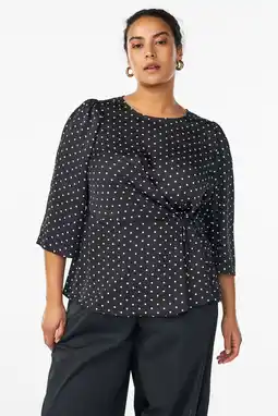 Wehkamp Zizzi blouse met stippen aanbieding