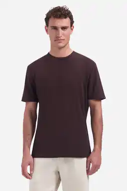 Wehkamp No Excess regular T-shirt donkerbruin aanbieding