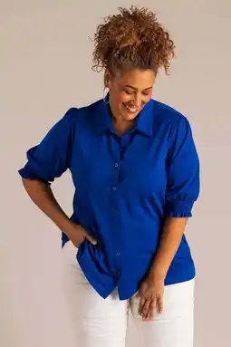Wehkamp Colletta blouse blauw aanbieding