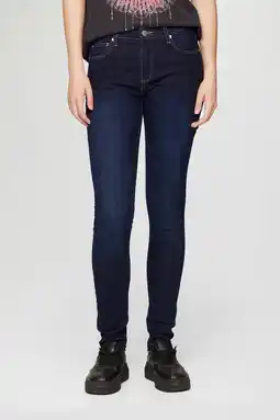 Wehkamp QS skinny jeans dark blue aanbieding