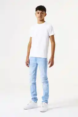 Wehkamp Garcia slim fit jeans light blue denim aanbieding