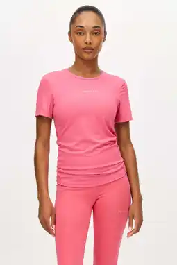 Wehkamp Rohnisch sport T-shirt Jacquard roze aanbieding