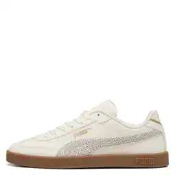 Wehkamp Puma Club II Era Topcat sneakers met panterprint ecru/lichtroze aanbieding