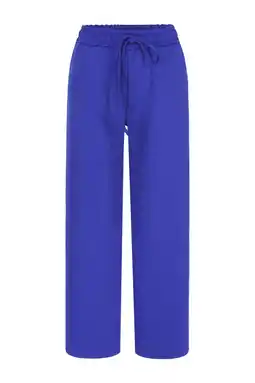 Wehkamp LOLALIZA wide leg highwaist broek blauw aanbieding