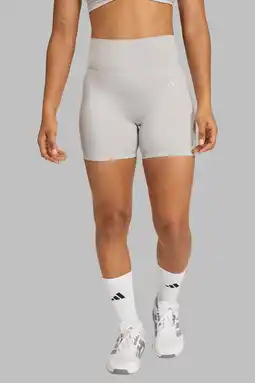 Wehkamp adidas Performance sportlegging Optimé lichtgrijs aanbieding