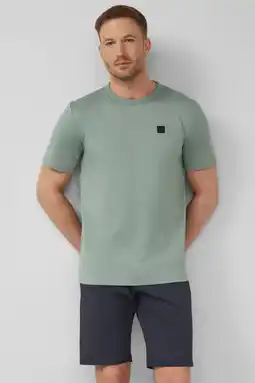 Wehkamp s.Oliver BLACK LABEL regular T-shirt groen aanbieding