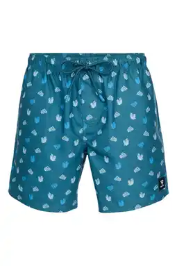 Wehkamp Brunotti zwemshort Cester blauw aanbieding