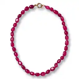 Wehkamp Bonnie Studios gold plated ketting Bobby roze aanbieding