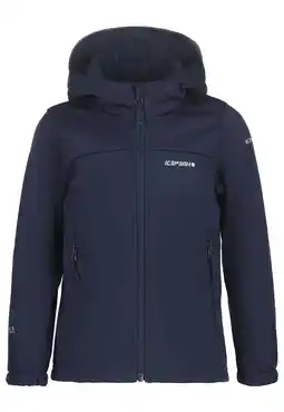 Wehkamp Icepeak softshell jas Kleve donkerblauw aanbieding