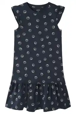 Wehkamp NAME IT KIDS A-lijn jurk donkerblauw aanbieding