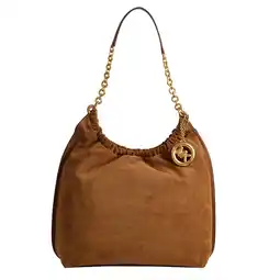 Wehkamp Michael Kors suède schoudertas Indie cognac aanbieding