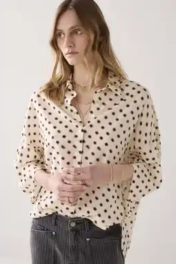 Wehkamp Summum blouse met stippen crème aanbieding