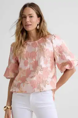 Wehkamp Tramontana gebloemde top roze aanbieding