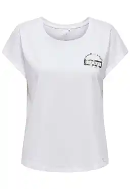 Wehkamp ONLY PLAY sport T-shirt ONPAUB wit aanbieding