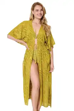 Wehkamp LingaDore strandtuniek mosgroen aanbieding