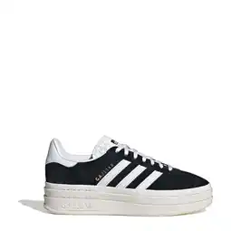 Wehkamp adidas Originals Gazelle Bold leren sneakers zwart/wit aanbieding