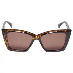 Wehkamp ONLY zonnebril ONLSUMMER met tortoise print bruin aanbieding