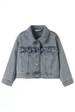 Wehkamp NAME IT MINI denim spijkerjas light blue denim aanbieding