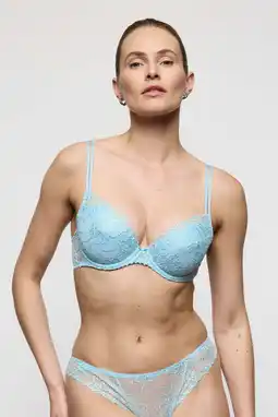 Wehkamp Marie Jo voorgevormde push-up bh Jane lichtblauw aanbieding