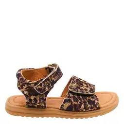 Wehkamp Bisgaard leren sandalen panterprint aanbieding