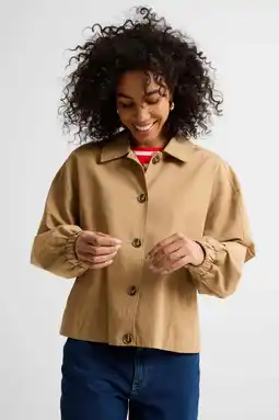 Wehkamp Anytime korte trenchcoat zand aanbieding