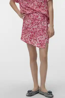 Wehkamp VERO MODA GIRL skort gebreid roze aanbieding