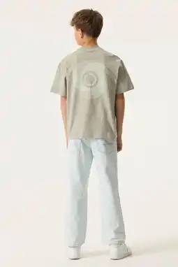 Wehkamp Garcia T-shirt met backprint taupe aanbieding