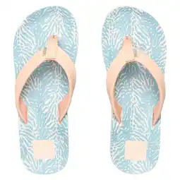 Wehkamp Reef Kids Ahi teenslippers blauw/koraal aanbieding