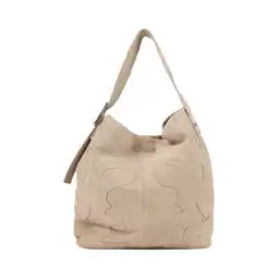Wehkamp BRONX suède schoudertas Dakot-a beige aanbieding