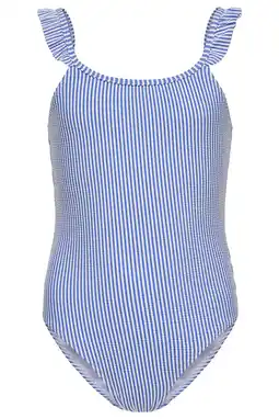 Wehkamp KIDS ONLY GIRL badpak KOGSUNNY blauw/wit aanbieding