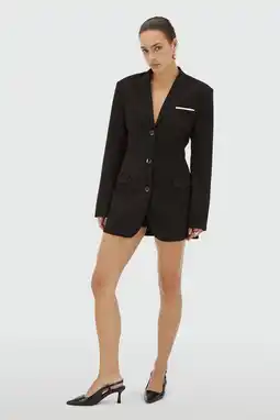 Wehkamp JOSH V blazerjurk inclusief short zwart aanbieding