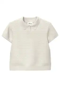 Wehkamp s.Oliver T-shirt ajour ecru aanbieding